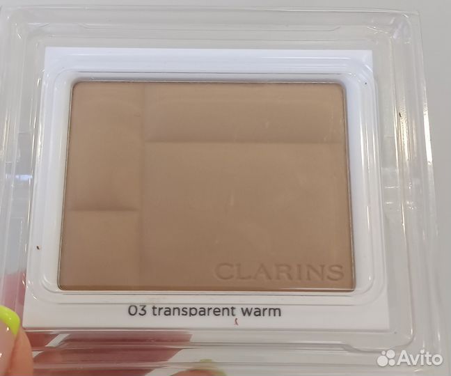 Пудра clarins 03 transparent warm