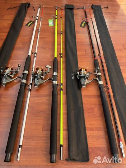 Спининг крокодил в комплекте с катушкой