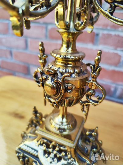 Подсвечники канделябры, часы-Фемида