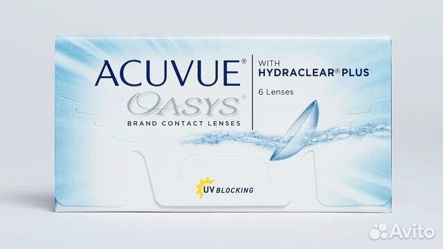 Линзы Acuvue oasys -2.25 Ирландия 6 шт