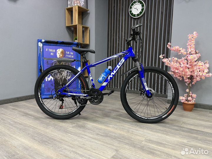 Велосипед скорсотной с крыльями и подножкой