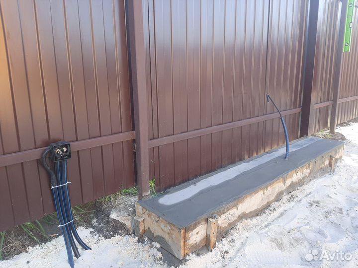 Откатные ворота под ключ