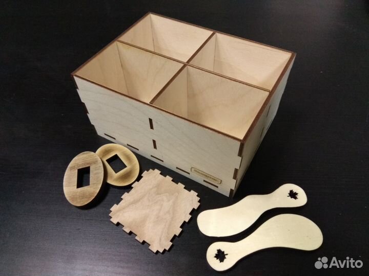 Лазерная резка и гравировка фанеры, пластика и т.д