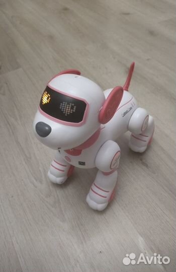 Игрушка робот собака на пульте управления розовая