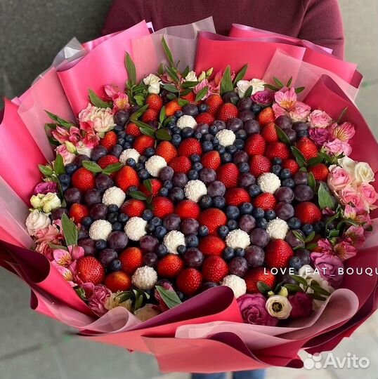 Букет из клубники/ ягодный букет