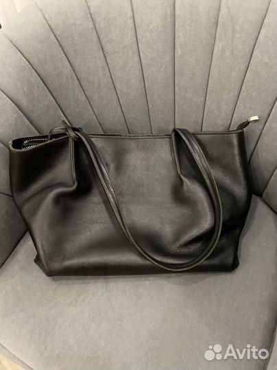 Сумка шопер натуральная кожа