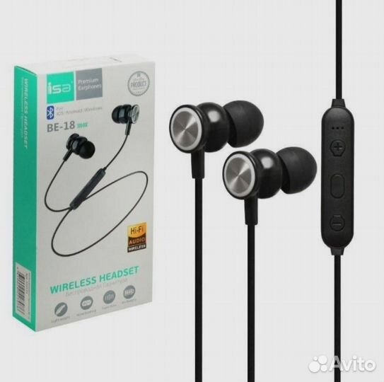 Беспроводные наушники ISA BE-18 Bluetooth