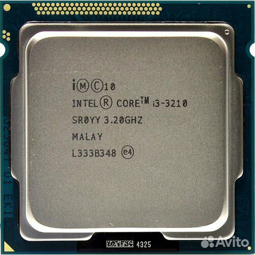 Процессор intel core i3-3210