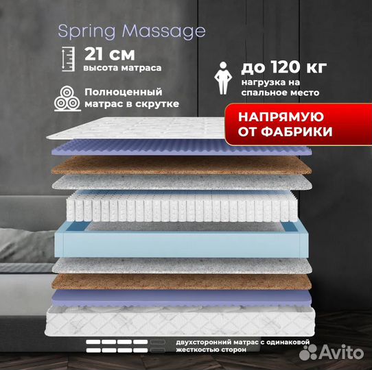 Матрас Ортопедический Dreamtec Spring Massage 140х