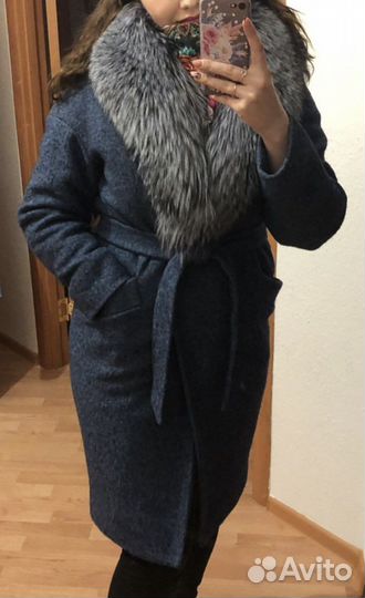 Пальто зимнее женское с мехом