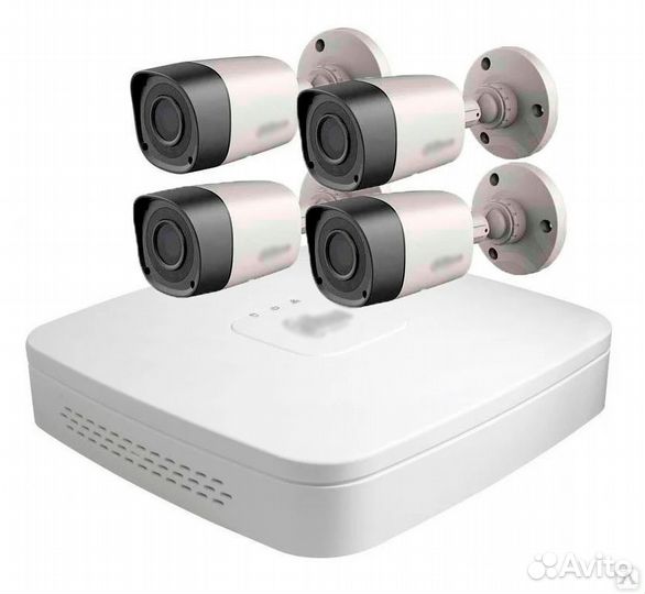 Полный комплект видеонаблюдения AHD (4 камеры)