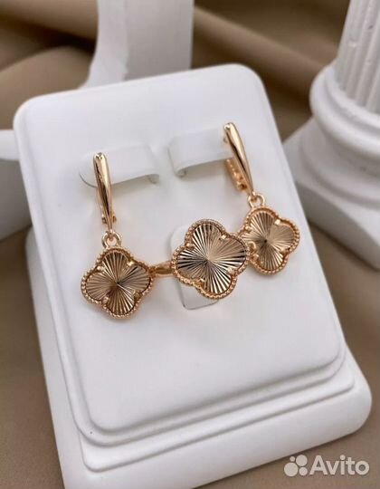 Камплект серьги и кольцо