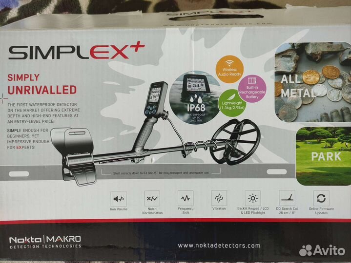 Металлоискатель nokta makro simplex plus