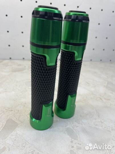 Грипсы С грузиками модель 4(зелёный)