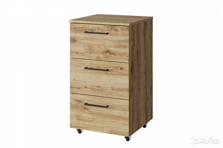 Doorset, Тумба выкатная 3S. Цвет дуб наварра