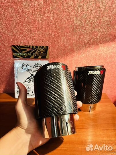 Насадка на выхлоп Akrapovic TP-CT/10 карбон