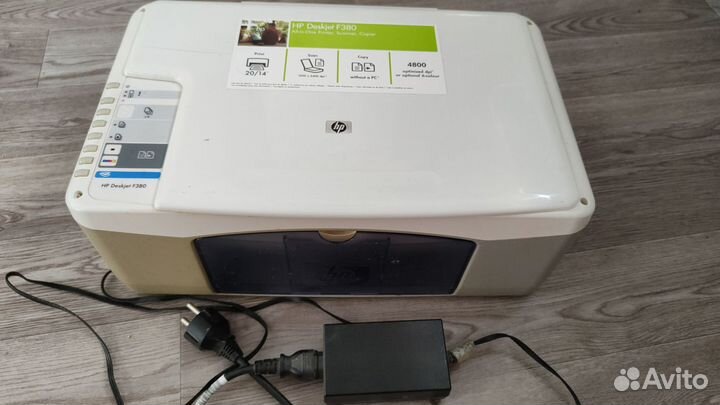 Принтер 3в 1 сканер, копир, цветной hp f380