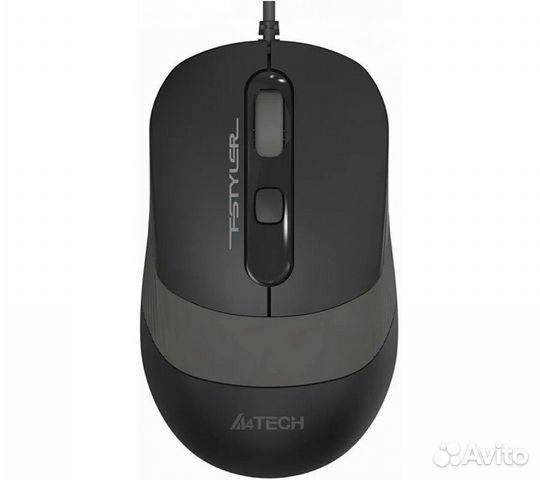 Мышь A4Tech Fstyler FM10, черный/серый