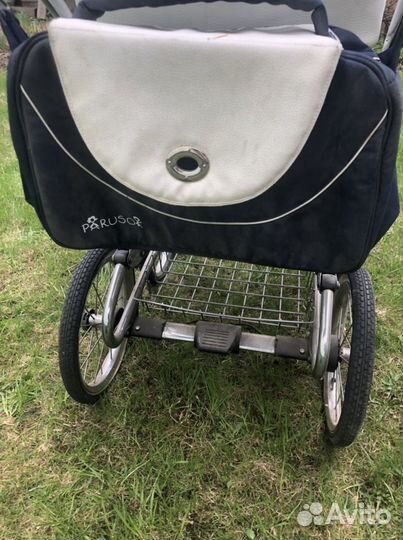 Коляска классическая Parusok «Mille» 2 в 1 синяя