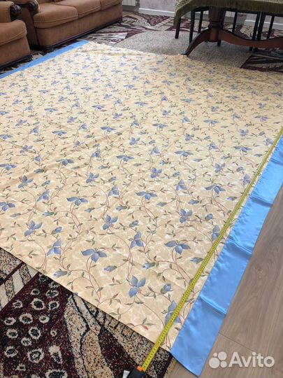 Шторы новые на шторной ленте