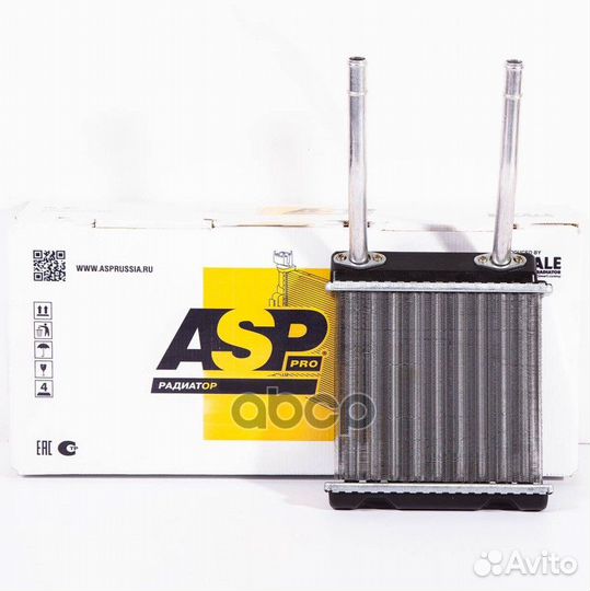 Радиатор отопителя Opel Astra F 92-05 al30149 ASP