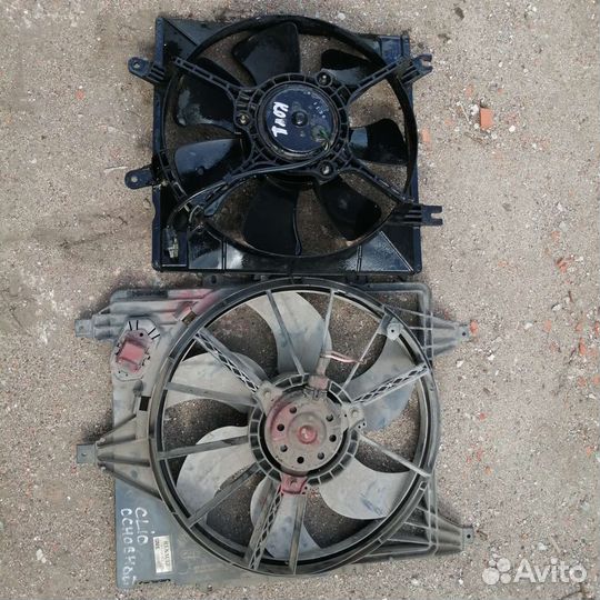 Вентилятор охлаждения радиатора Reno Clio2, Symbol