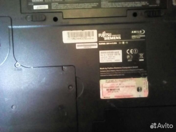 Ноутбук fujitsu siemens Amilo 1655g