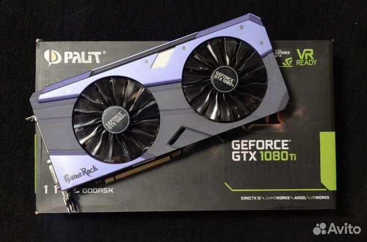 Видеокарта Palit GTX 1080ti 11Gb Game Rock