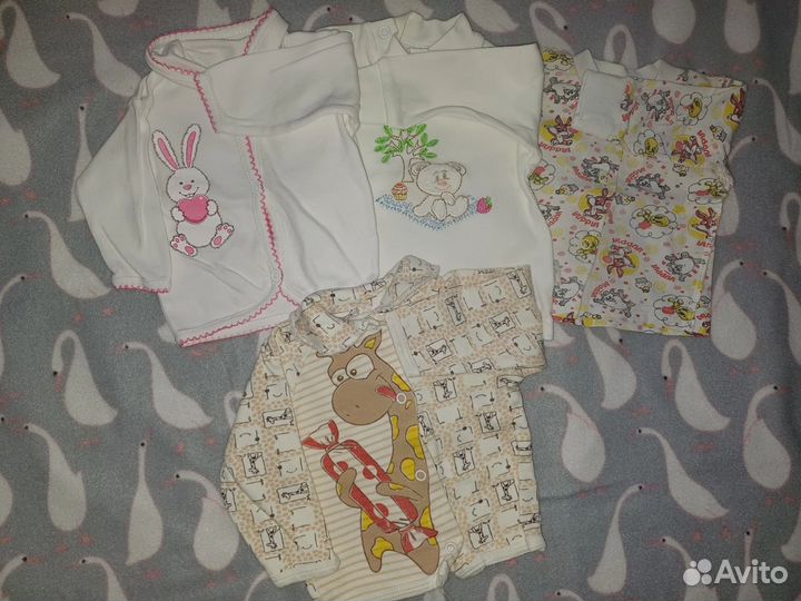 Детские вещи пакетом на девочку 56 62