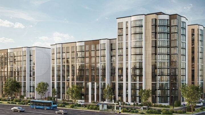 1-к. квартира, 40,3 м², 6/9 эт.