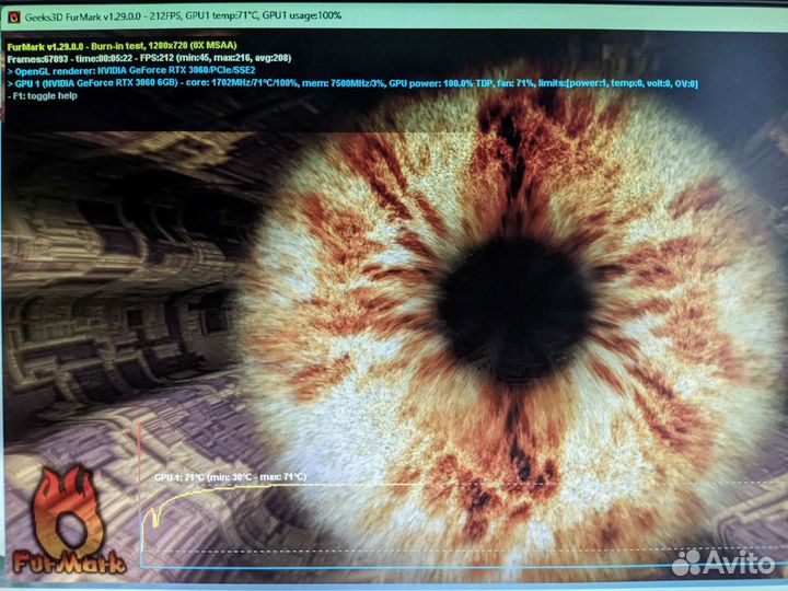 Видеокарта Palit rtx 3060 12 гб (память samsung)