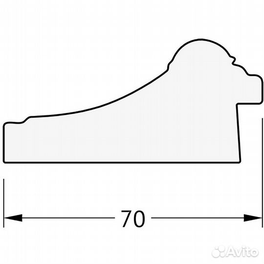Зеркало Evoform Exclusive 153х63 BY 1182 с фацето