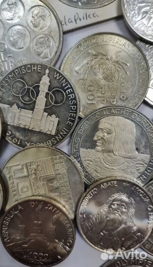 Монеты серебро