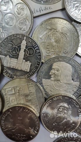 Монеты серебро