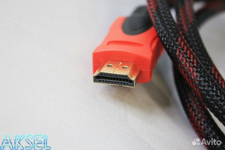 Кабель hdmi - hdmi 1.5 в оплётке (новый)