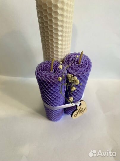 Свечи из ващины ручной работы