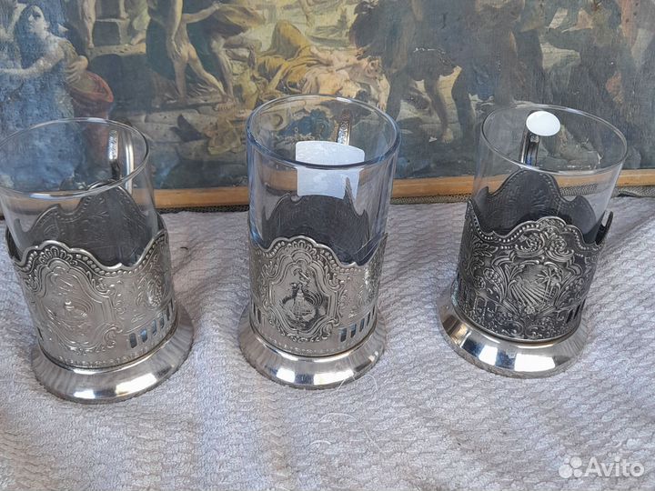 Подстаканник мельхиоровый СССР