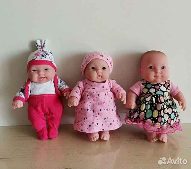 Пупсы Berenguer Испания, цена за три пупса