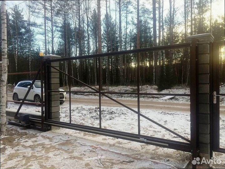 Каркас откатных ворот оцинкованные с доставкой