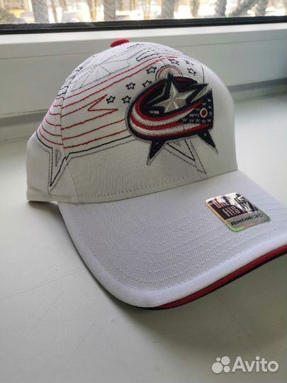 Хоккейная бейсболка Reebok Columbus Blue Jackets