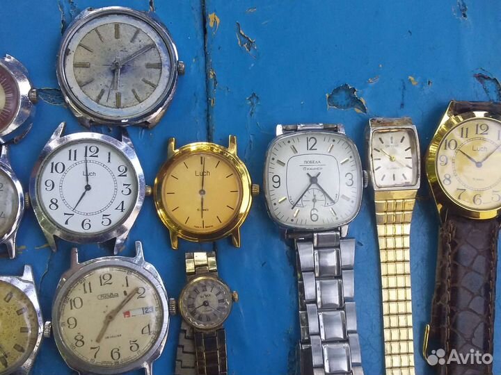 Часы СССР механические и кварцевые