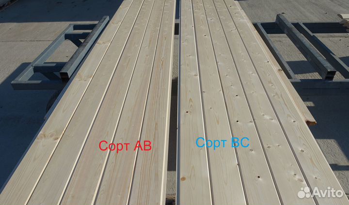 Имитация Бруса на Бюджетные Бани 17х142 Сорт Вс