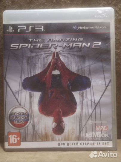 Диск на ps3 the amazing spider man 2