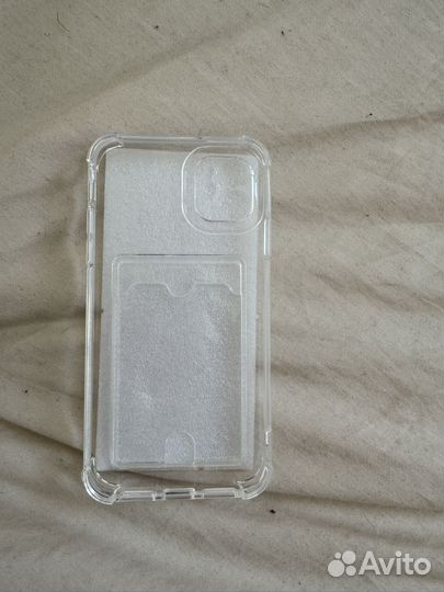 Чехол на iPhone 11 с картой прозрачный силиконовый