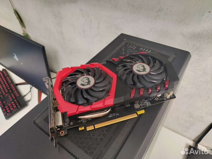 Видеокарта MSI GeForce GTX 1050 Ti gaming X 4G