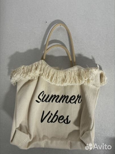 Сумка пляжная плетеная новая
