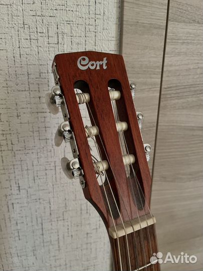 Акустическая гитара cort с подставкой