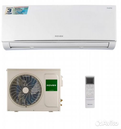 Сплит-система 9 новая Rovex Megapolis Inverter 09