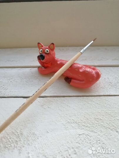 Подставка, держатель для кистей, ручная работа