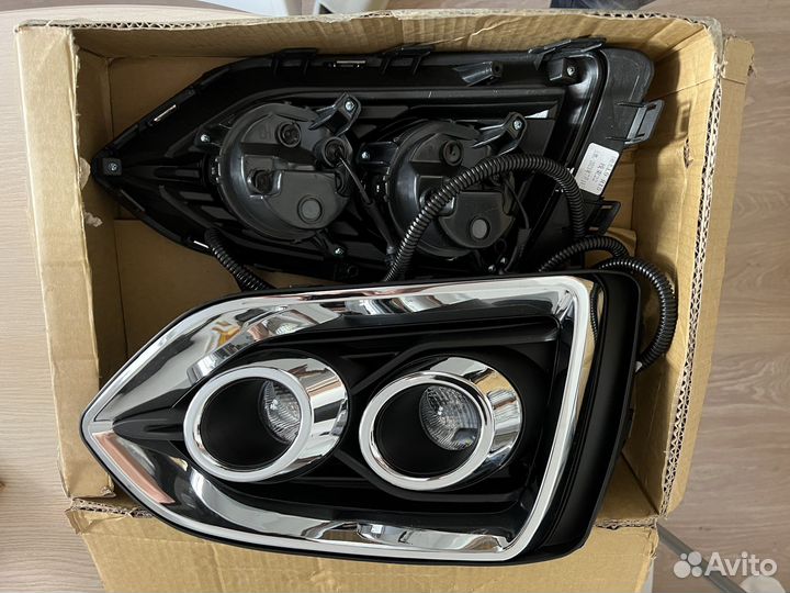 Фары птф на Hyundai Solaris 2